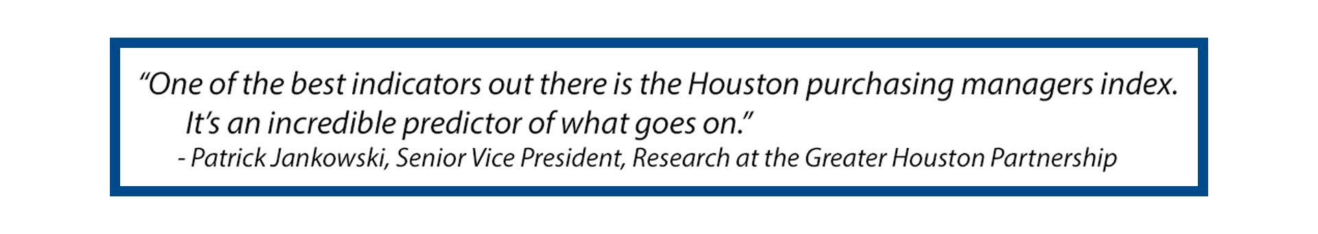 GHP Comment Greater Houston Partnership Comment